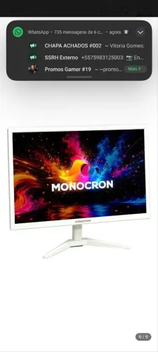 Monitor gamer monacron HDR 19 POLEGADAS