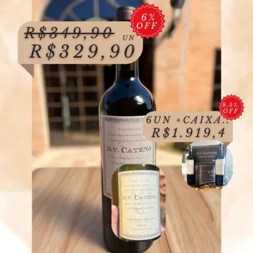 Vinho D.V. Catena Tinto Malbec-Malbec 2022 BARBADA