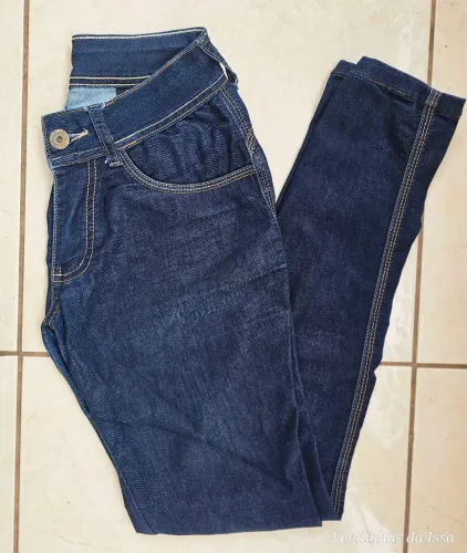 Calça Jeans Skinny Feminina Rosa Chá 
