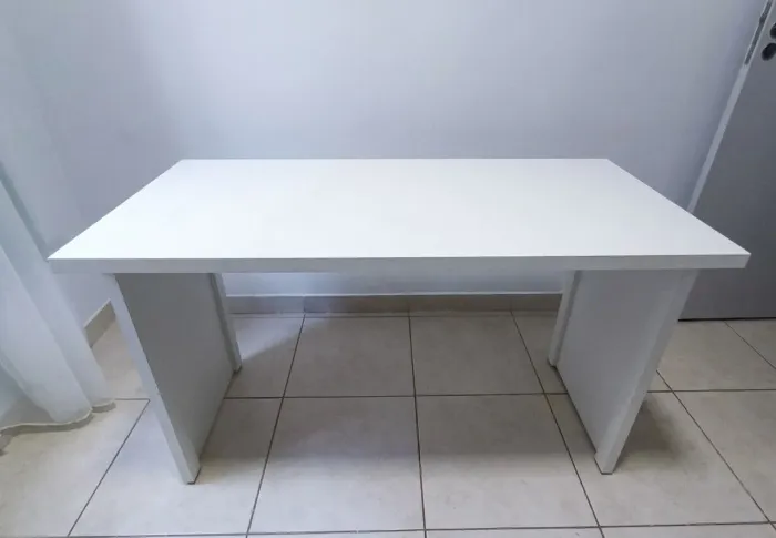 Mesa Escritório 130x60x75 - Madeira Branca