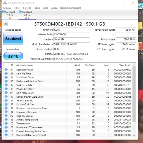 HD SATA 500 GB SEAGATE  - NITEROI