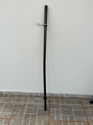 Barra musculação oca 1,2m