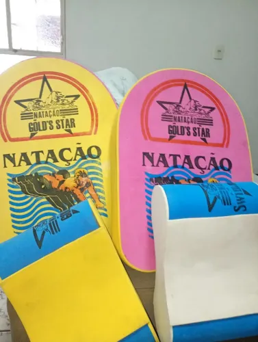 2 pares de Prancha de natação Gold stars