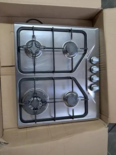 Fogão cooktop 4 bocas inox Electrolux