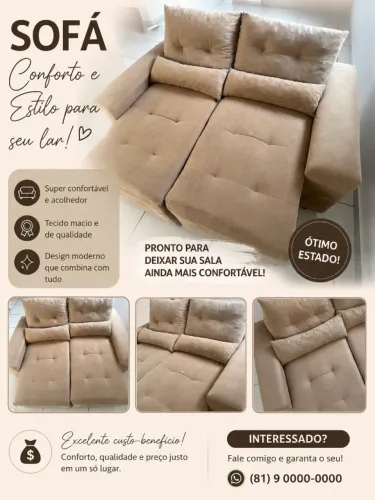 Sofá 2 lugares com melhor preço