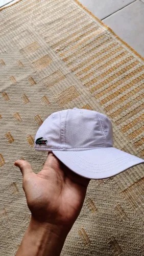 Boné lacoste Sport branco novo com etiquetas