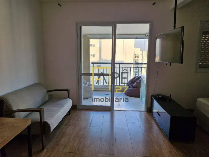 Studio mobiliado com 1 dormitório para alugar, 38 m² por R$ 3.075/mês - Jardim Flor da Mon