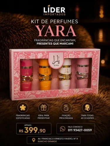 Kit 4x Asad Feminino