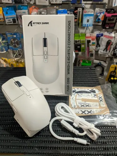 Mouse Attack Shark X11 Com Base Rgb 22000dpi