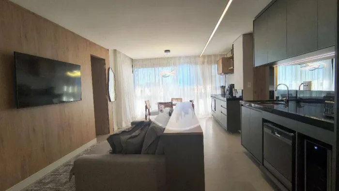 Apartamento com 1 dormitório para alugar, 49 m² por R$ 6.800/mês - Nova Campinas - Campina