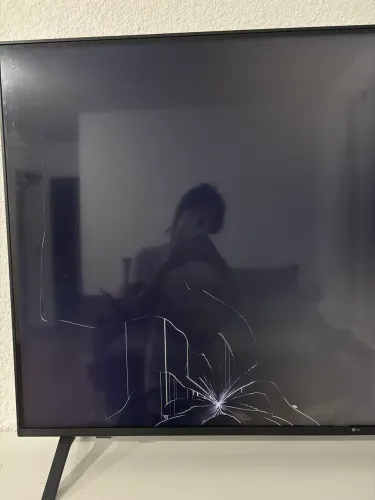 TV LG 55' tela quebrada