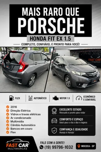 Honda Fit Ex/s/ex 1.5 Flex/flexone 16V 5P Aut. 2016