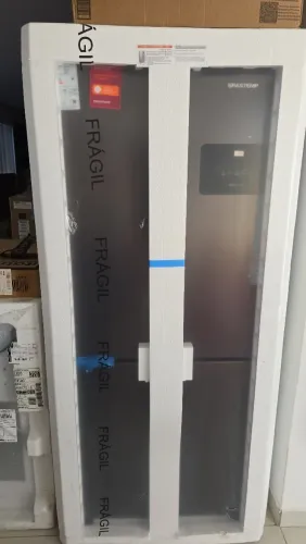 Geladeira Frost Free French Door 3 Brastemp - 544L Black Inox