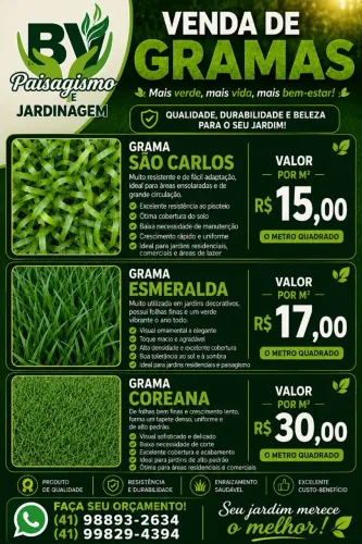 VENDA DE GRAMA