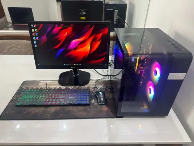 Troco Vendo Pc Gamer Completo Amd Ryzen 5-5600G /16g /ssd256.