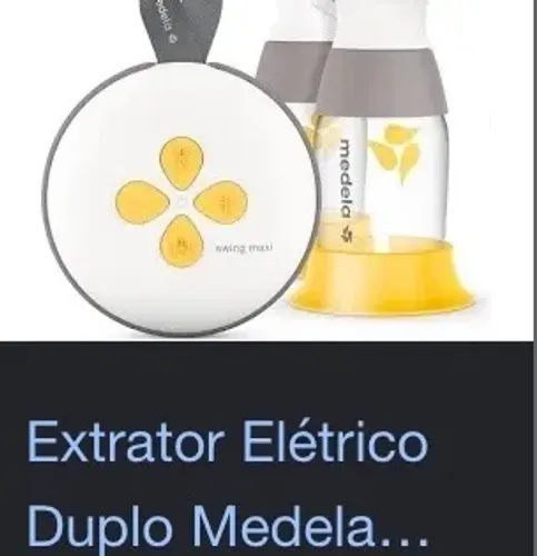 Extratora de leite Medela