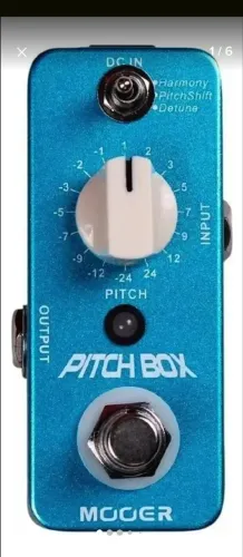 Pedal pitchbox novo na caixa