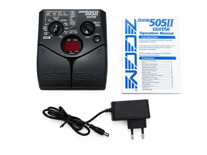Pedaleira para guitarra zoom 505 II