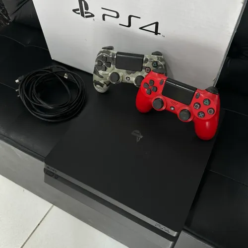 Ps4 - Slim - 1 TB - Desbloqueado - impecável