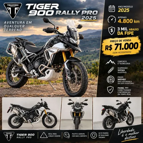 Tiger 900 rally pro... Zerada