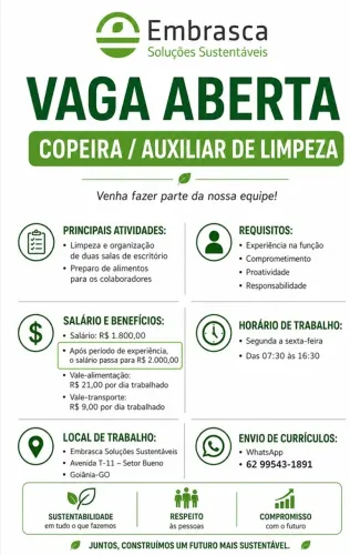 Auxiliar de Limpeza