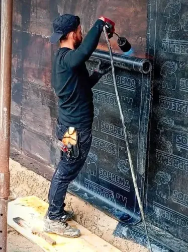 instalação de manta asfaltica por m2 mão de obra aparti de 30m2