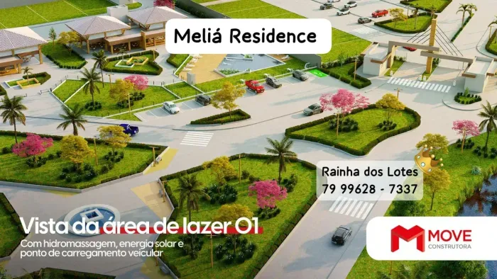 Repasse Meliá Residence   - Lote de esquina posição sudeste  - rainha dos lotes.