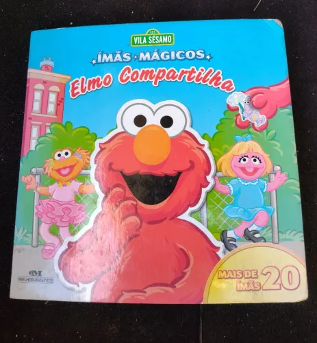 Livro de imãs vila sésamo 