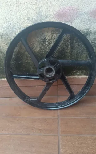 Roda palito da frente da 150 a venda freio a disco
