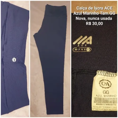 Calça de Lycra Plus Size GG