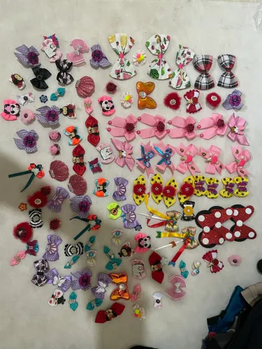 Vendo todos meus assessorias de banho e tosa , laços, bandanas etc 