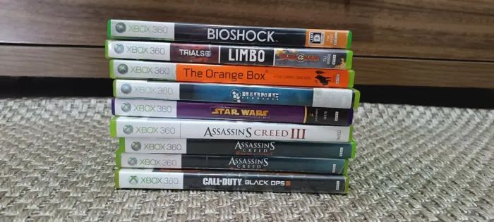 Orange box + 8 jogos Xbox 360