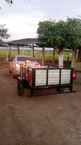 Carroça para veículos 150 por 210 nova com e sem placa