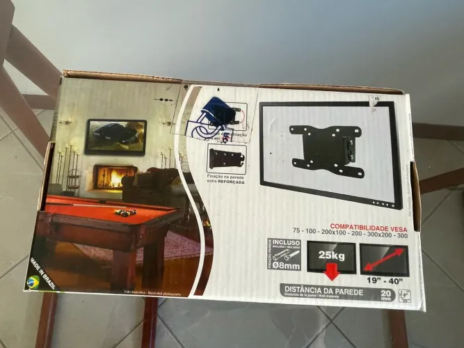 Suporte Multivisão com inclinação p/ TV 19 até 40 pol. - 25Kg