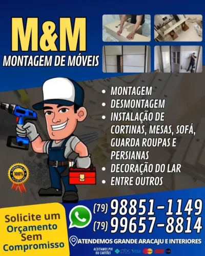 Montador de móveis profissional 