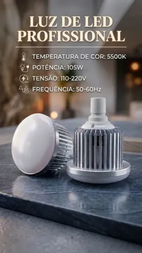Lâmpada Led Profissional 105w