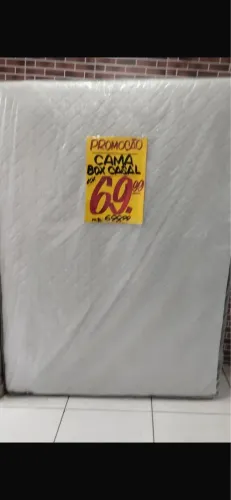 Cama casal triluxo apenas 700 18 cm de espuma 