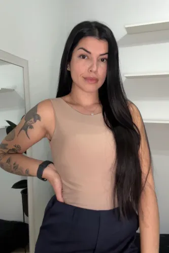 Body Feminino Regata Costas Abertas