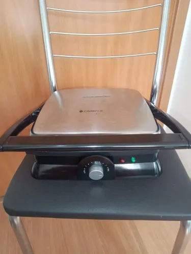 Grill Elétrico Cadence 127V com Chapas Estriadas
