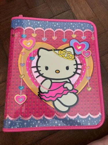 fichário hello kitty grafons anos 2000 vintage