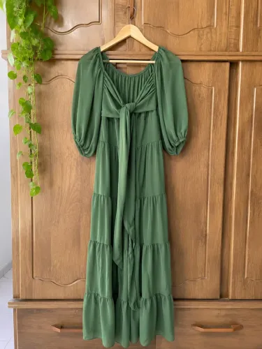 Vestido feminino verde