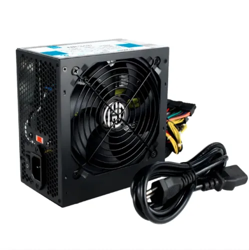 Fonte 500W ATX Real, Bivolt (Chaveada), Proteção, com PCIe 8 Pinos, Hoopson FNT-500W