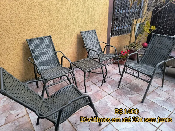 Conjunto de Cadeiras em Fibra Imperial 