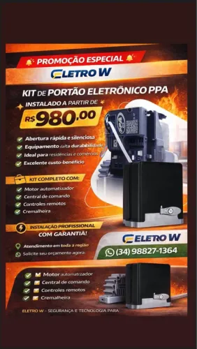 Kit portão eletrônico 
