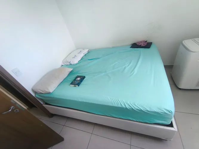 Cama Queen colchão sanconfort