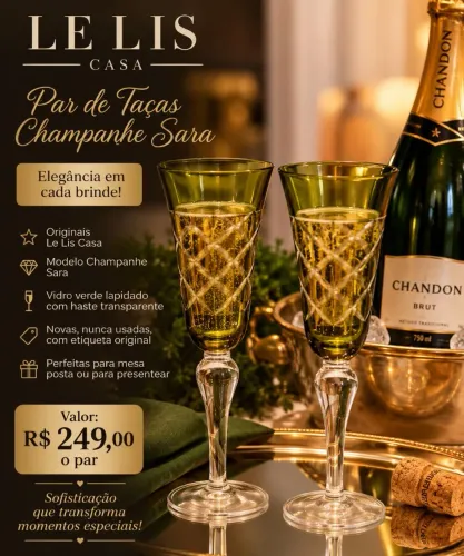 Taça champanhe Lelis Blanc 