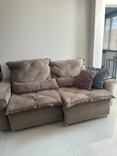 Sofá retrátil 2 lugares