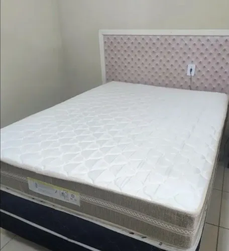 Colchão Casal de Molas Qatar Novo Extra Firme Super Resistente