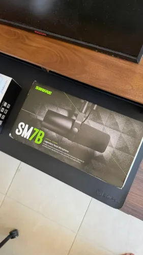 Microfone Shure Sm7b - Novo, nunca usado.