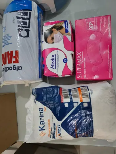 KIT DESCARTÁVEIS PARA ESTÉTICA / PROCEDIMENTOS - TUDO POR R$ 100,00